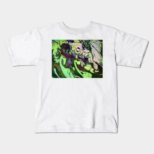 Liquid Dream (Green) Kids T-Shirt